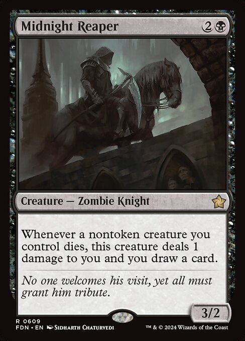 Foundations - 609 - Midnight Reaper - Rare