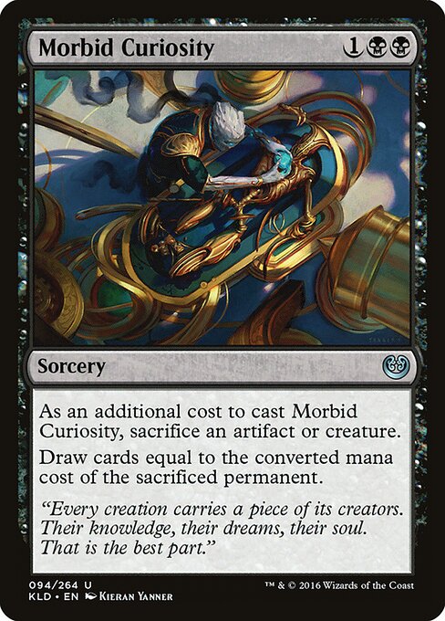 Kaladesh - 94 - Morbid Curiosity - Uncommon