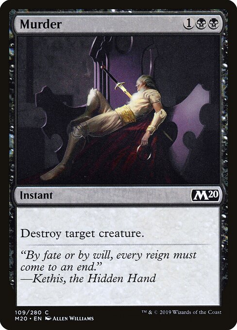 Core Set 2020 - 109 - Murder - Common