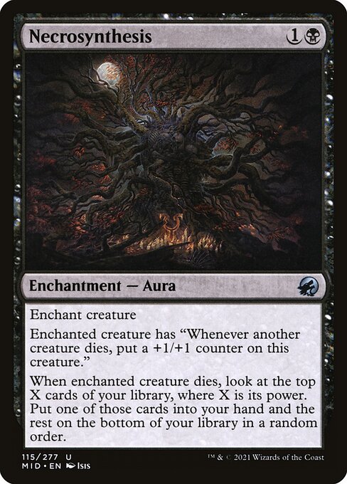 Innistrad: Midnight Hunt - 115 - Necrosynthesis - Uncommon