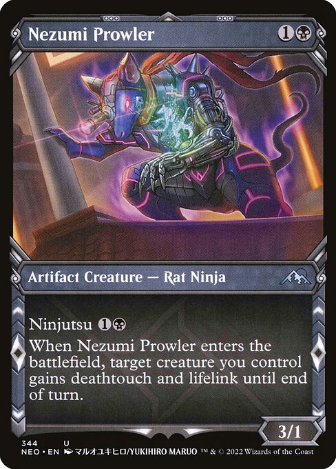 Kamigawa: Neon Dynasty - 344 - Nezumi Prowler - Uncommon