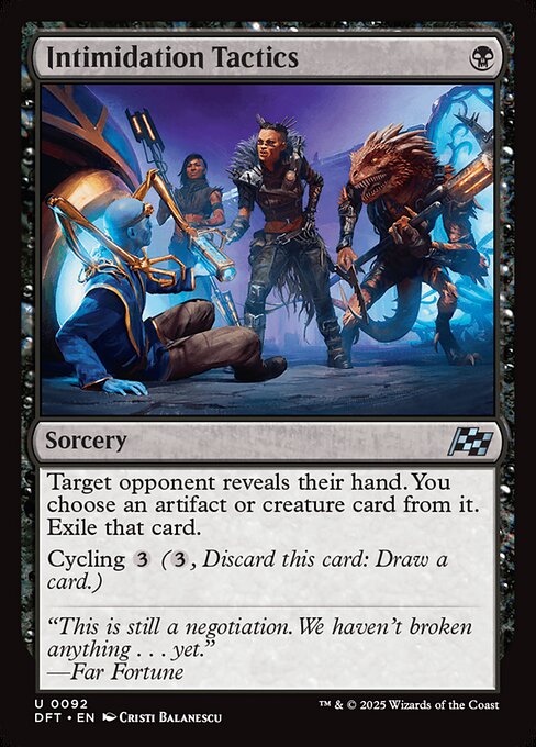 Aetherdrift - 92 - Intimidation Tactics - Uncommon