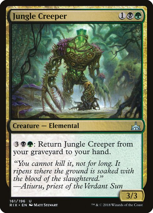 Rivals of Ixalan - 161 - Jungle Creeper - Uncommon