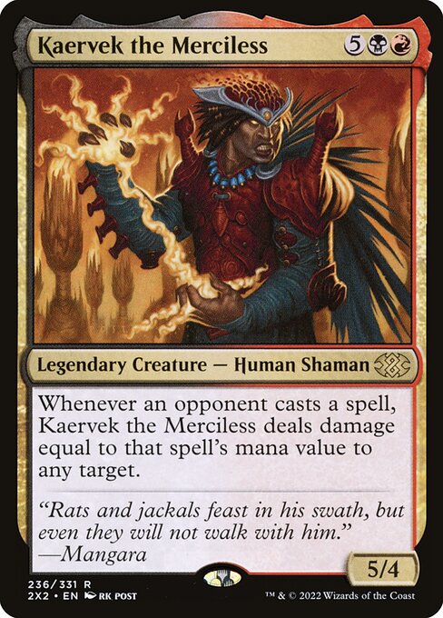 Double Masters 2022 - 236 - Kaervek the Merciless - Rare