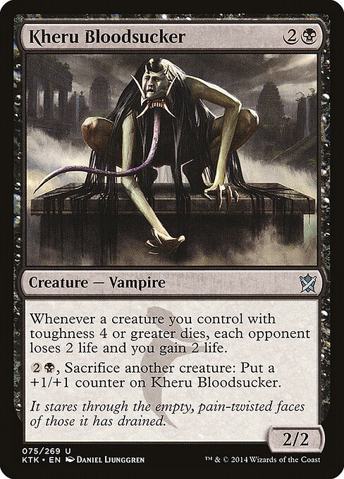 Khans of Tarkir - 75 - Kheru Bloodsucker - Uncommon
