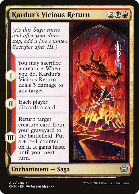 Kaldheim - 217 - Kardur's Vicious Return - Uncommon