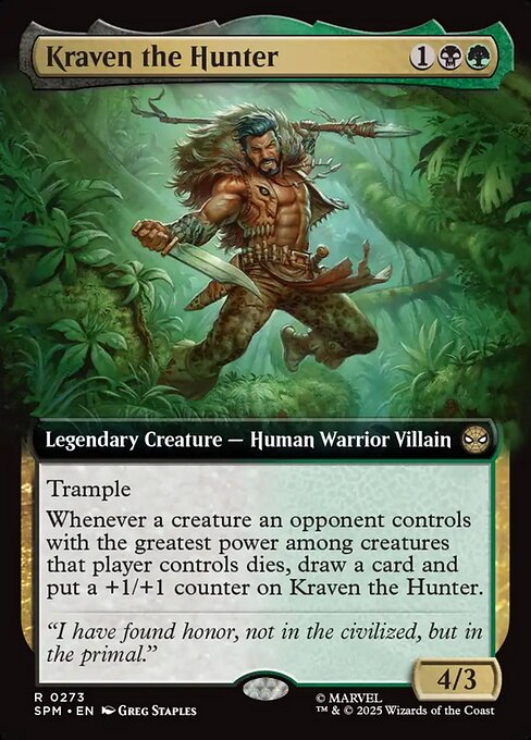 Marvel's Spider-Man - 273 - Kraven the Hunter - Rare