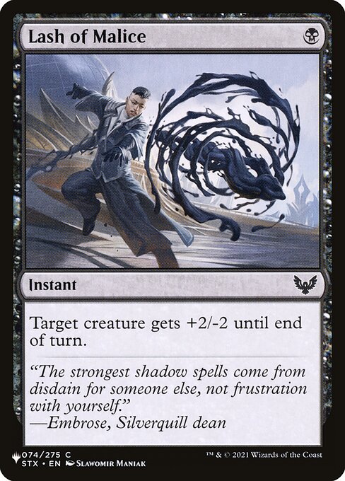 The List - STX-74 - Lash of Malice - Common