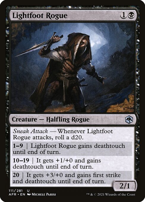 Adventures in the Forgotten Realms - 111 - Lightfoot Rogue - Uncommon