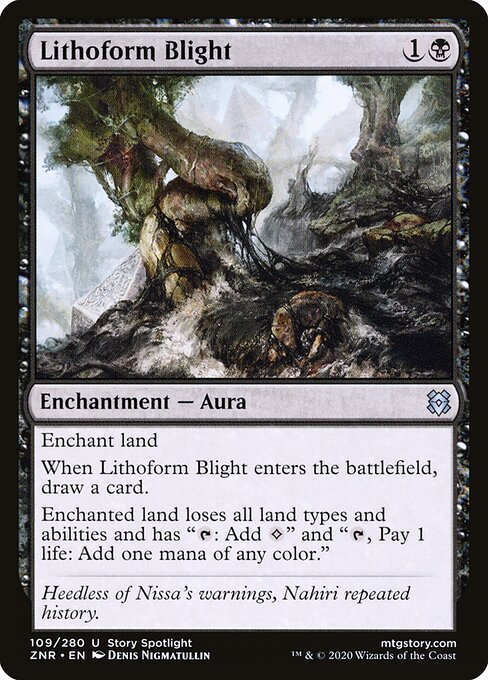 Zendikar Rising - 109 - Lithoform Blight - Uncommon