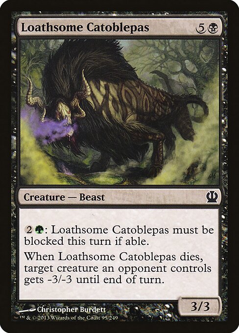 Theros - 95 - Loathsome Catoblepas - Common