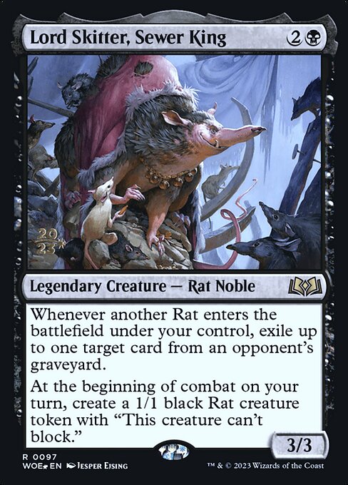 Wilds of Eldraine Promos - 97s - Lord Skitter, Sewer King - Rare