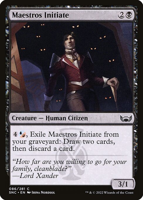 Streets of New Capenna - 86 - Maestros Initiate - Common