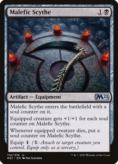Core Set 2021 - 112 - Malefic Scythe - Uncommon