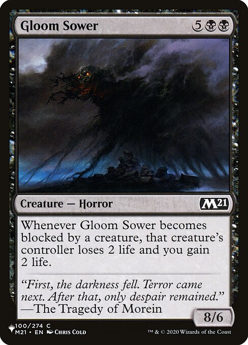The List - M21-100 - Gloom Sower - Common