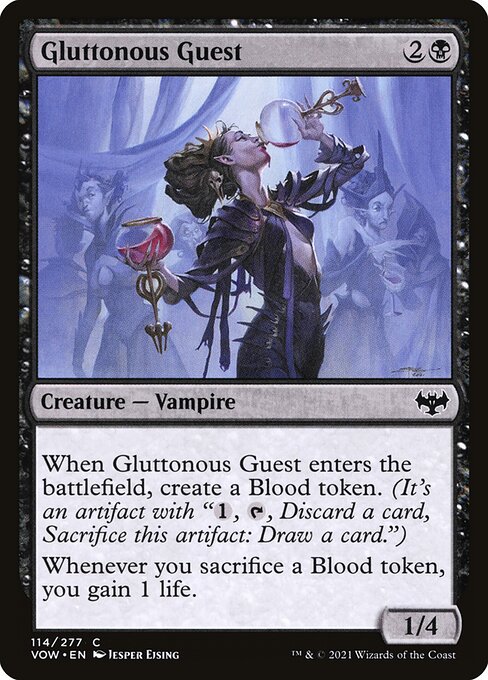 Innistrad: Crimson Vow - 114 - Gluttonous Guest - Common