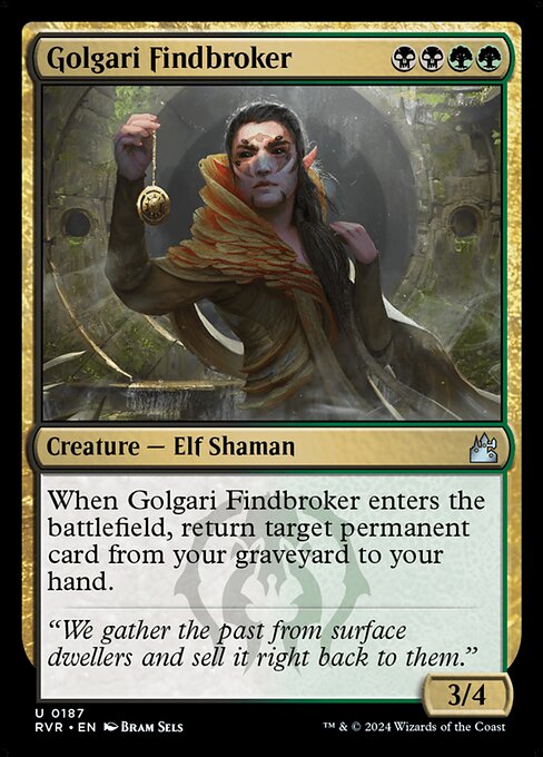 Ravnica Remastered - 187 - Golgari Findbroker - Uncommon
