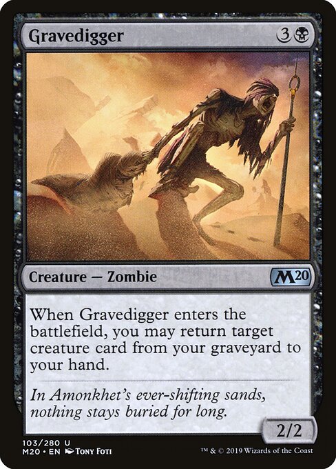 Core Set 2020 - 103 - Gravedigger - Uncommon