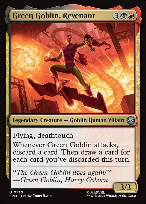 Marvel's Spider-Man - 130 - Green Goblin, Revenant - Uncommon