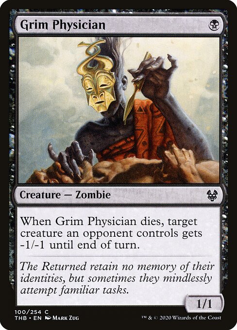 Theros Beyond Death - 100 - Grim Physician - Common