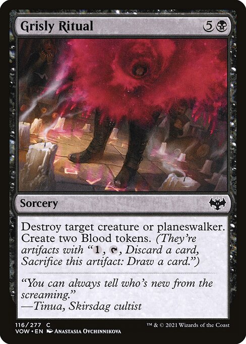 Innistrad: Crimson Vow - 116 - Grisly Ritual - Common