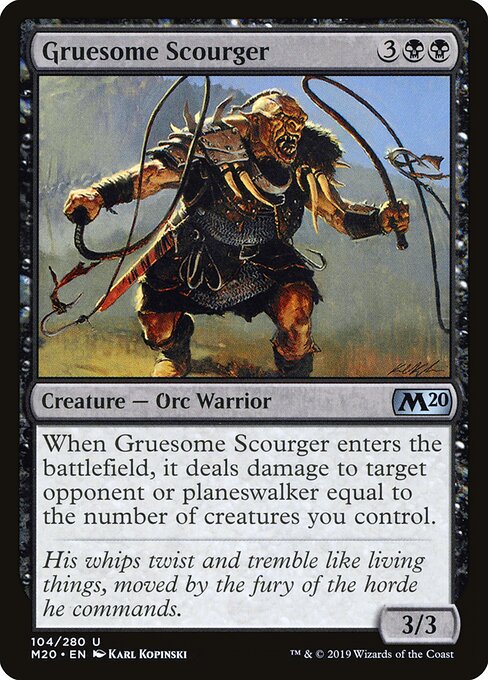 Core Set 2020 - 104 - Gruesome Scourger - Uncommon
