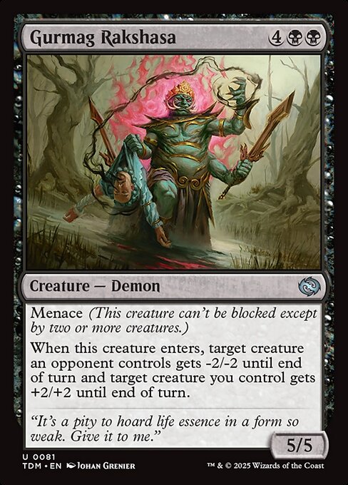 Tarkir: Dragonstorm - 81 - Gurmag Rakshasa - Uncommon