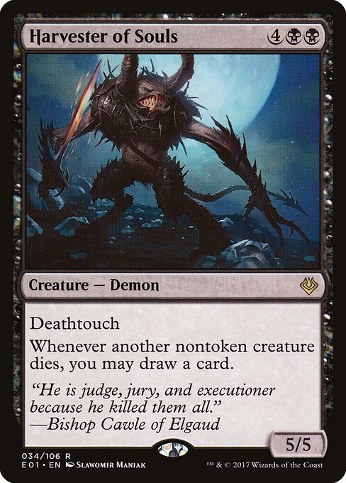 Archenemy: Nicol Bolas - 34 - Harvester of Souls - Rare