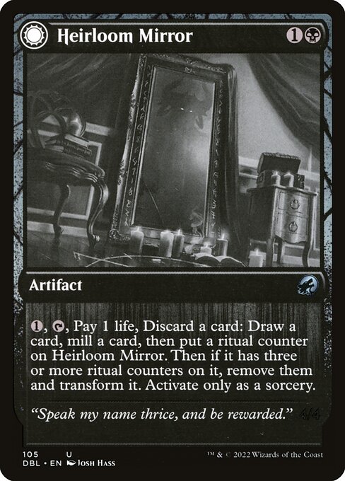 Innistrad: Double Feature - 105 - Heirloom Mirror // Inherited Fiend - Uncommon