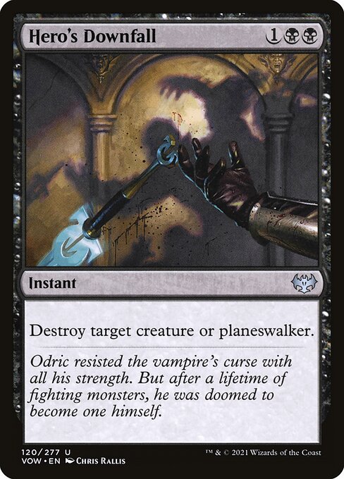 Innistrad: Crimson Vow - 120 - Hero's Downfall - Uncommon