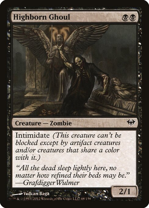 Dark Ascension - 68 - Highborn Ghoul - Common
