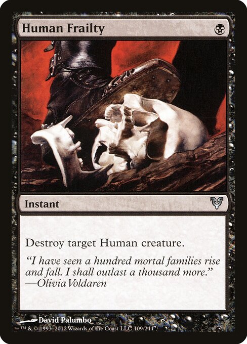 Avacyn Restored - 109 - Human Frailty - Uncommon
