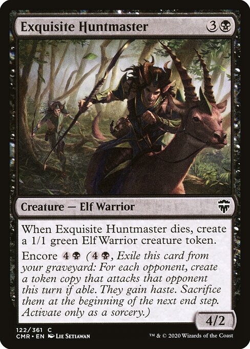 Commander Legends - 122 - Exquisite Huntmaster - Common