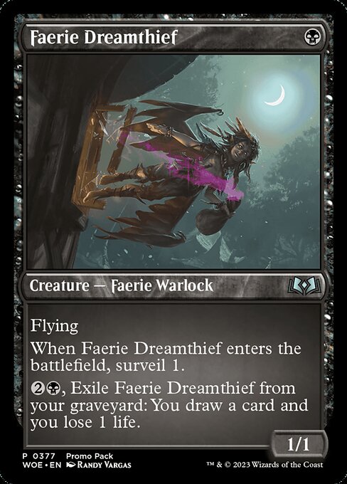 Wilds of Eldraine - 377 - Faerie Dreamthief - Uncommon