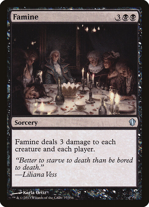 Commander 2013 - 77 - Famine - Uncommon