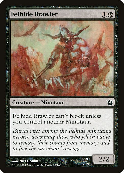 Born of the Gods - 70 - Felhide Brawler - Common