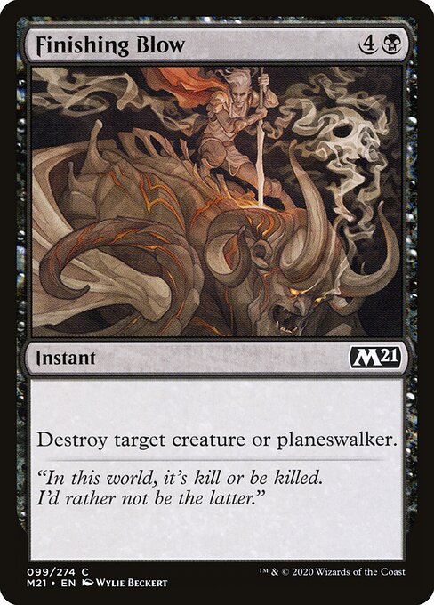 Core Set 2021 - 99 - Finishing Blow - Common