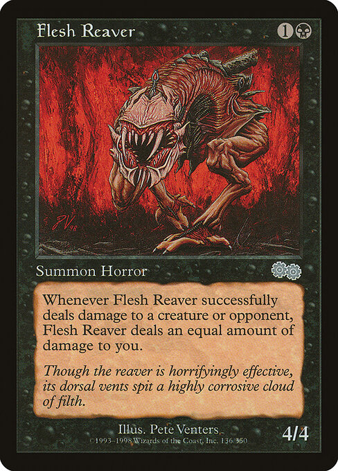 Urza's Saga - 136 - Flesh Reaver - Uncommon