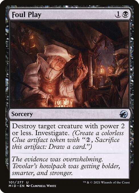 Innistrad: Midnight Hunt - 101 - Foul Play - Uncommon