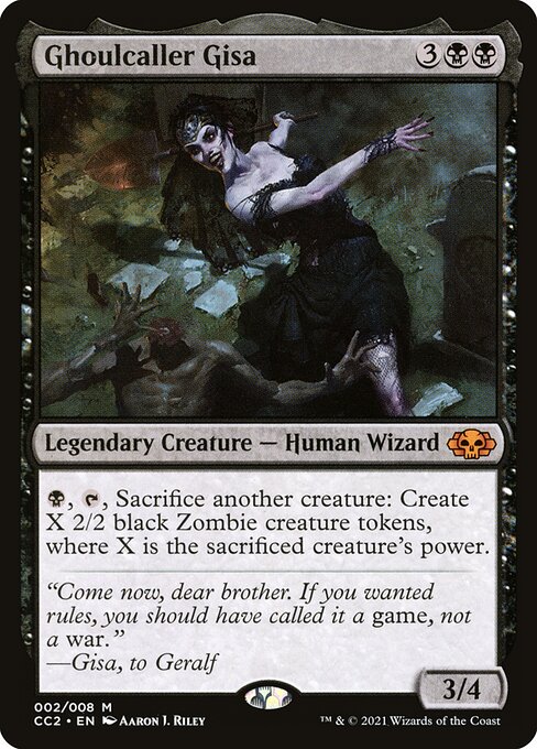 Commander Collection: Black - 2 - Ghoulcaller Gisa - Mythic