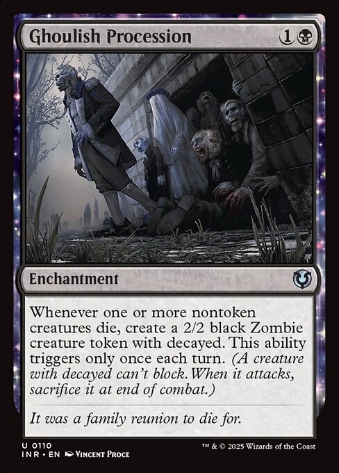 Innistrad Remastered - 110 - Ghoulish Procession - Uncommon
