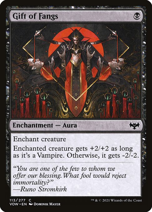 Innistrad: Crimson Vow - 113 - Gift of Fangs - Common