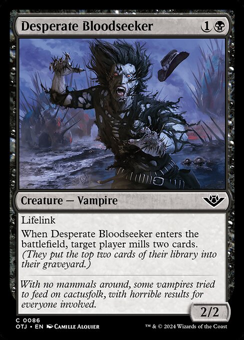 Outlaws of Thunder Junction - 86 - Desperate Bloodseeker - Common