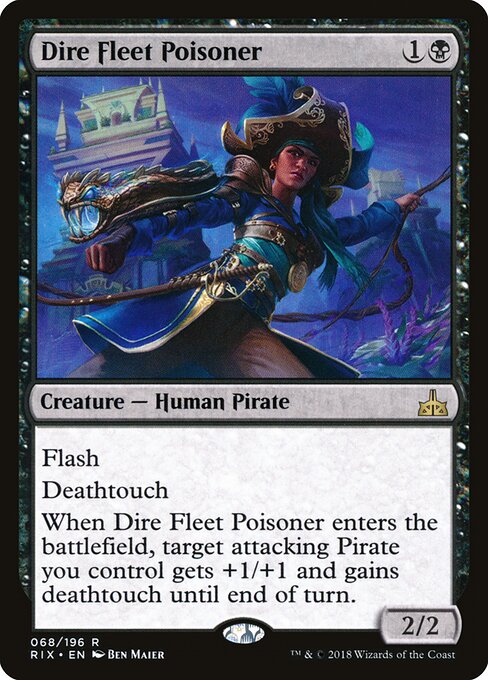 Rivals of Ixalan - 68 - Dire Fleet Poisoner - Rare