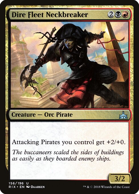 Rivals of Ixalan - 156 - Dire Fleet Neckbreaker - Uncommon
