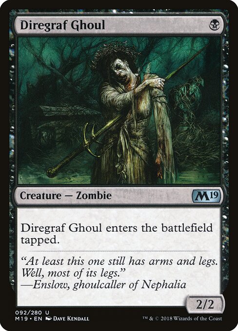Core Set 2019 - 92 - Diregraf Ghoul - Uncommon