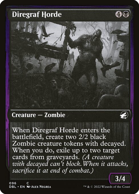 Innistrad: Double Feature - 96 - Diregraf Horde - Common