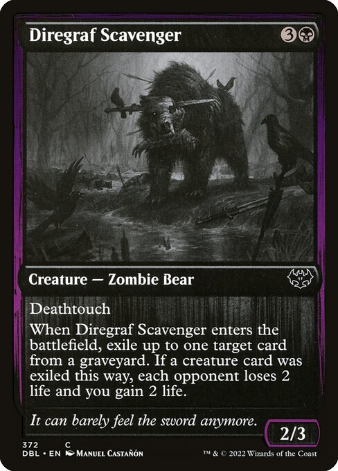Innistrad: Double Feature - 372 - Diregraf Scavenger - Common