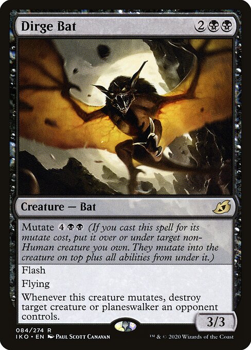 Ikoria: Lair of Behemoths - 84 - Dirge Bat - Rare