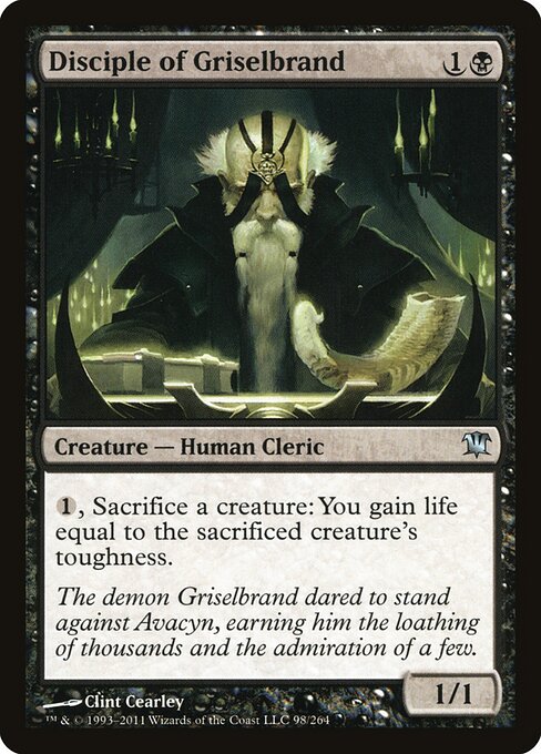Innistrad - 98 - Disciple of Griselbrand - Uncommon